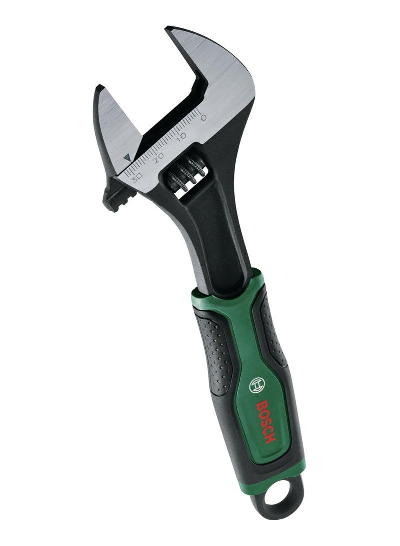 Bosch Wrench 8"/200mm (sturdy and of high quality, softgrip, durable, smooth opening up to 30 mm)